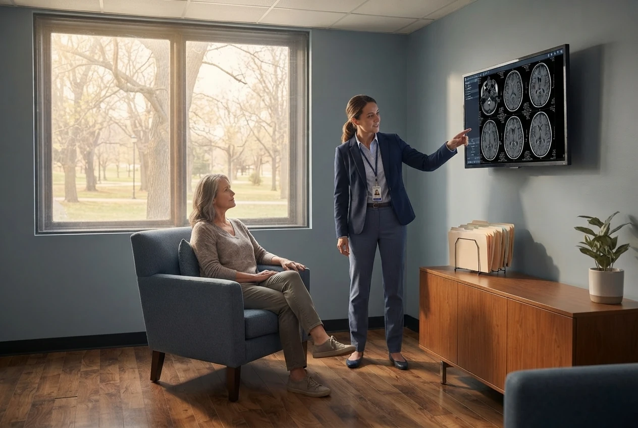 Doctor consulting a patient