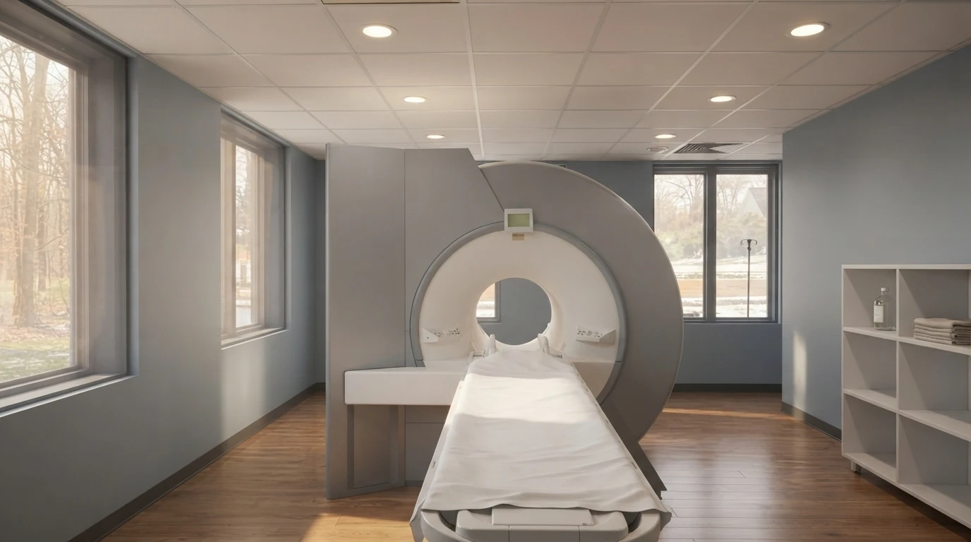 MRI scanner at an imaging center